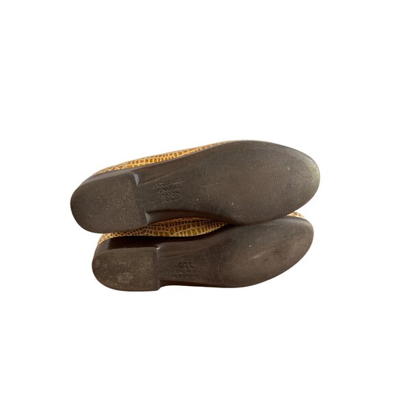 SAS Size 8N Women’s Business Casual Class Comfort Shoes Gold/ Beige Print - Picture 12 of 13